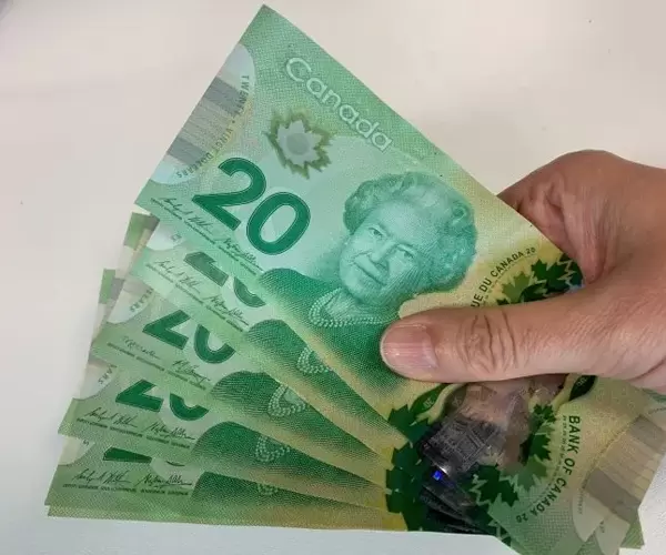 20 dollars canadiens