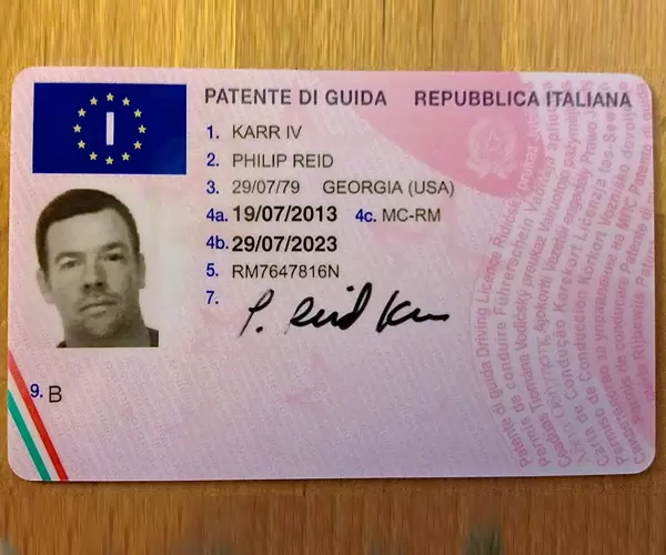 Italie Permis de conduire